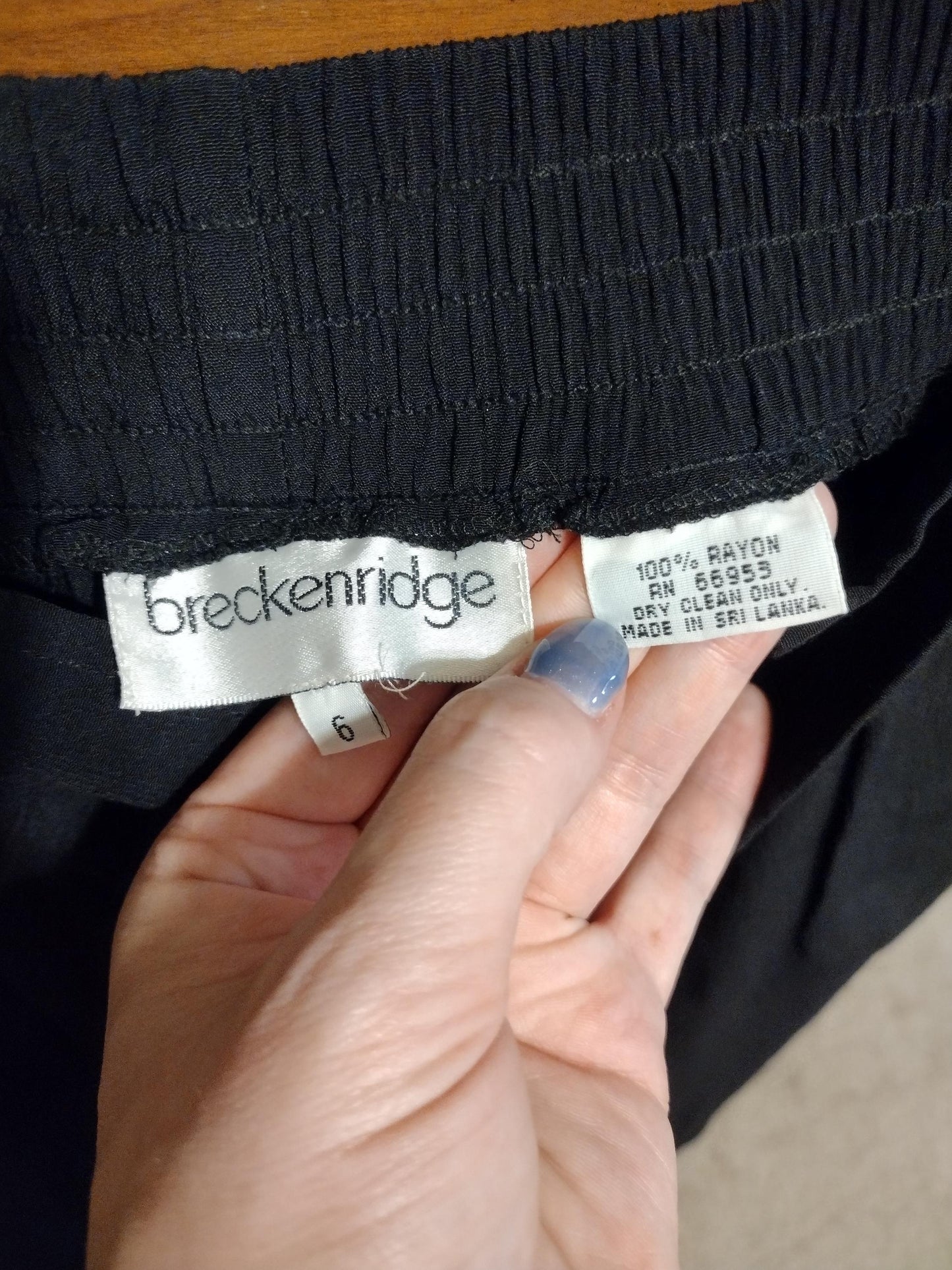 Vintage black slacks